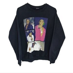 Vintage Y2K Tupac Shakur 2014 Collage Crew Neck Sweater